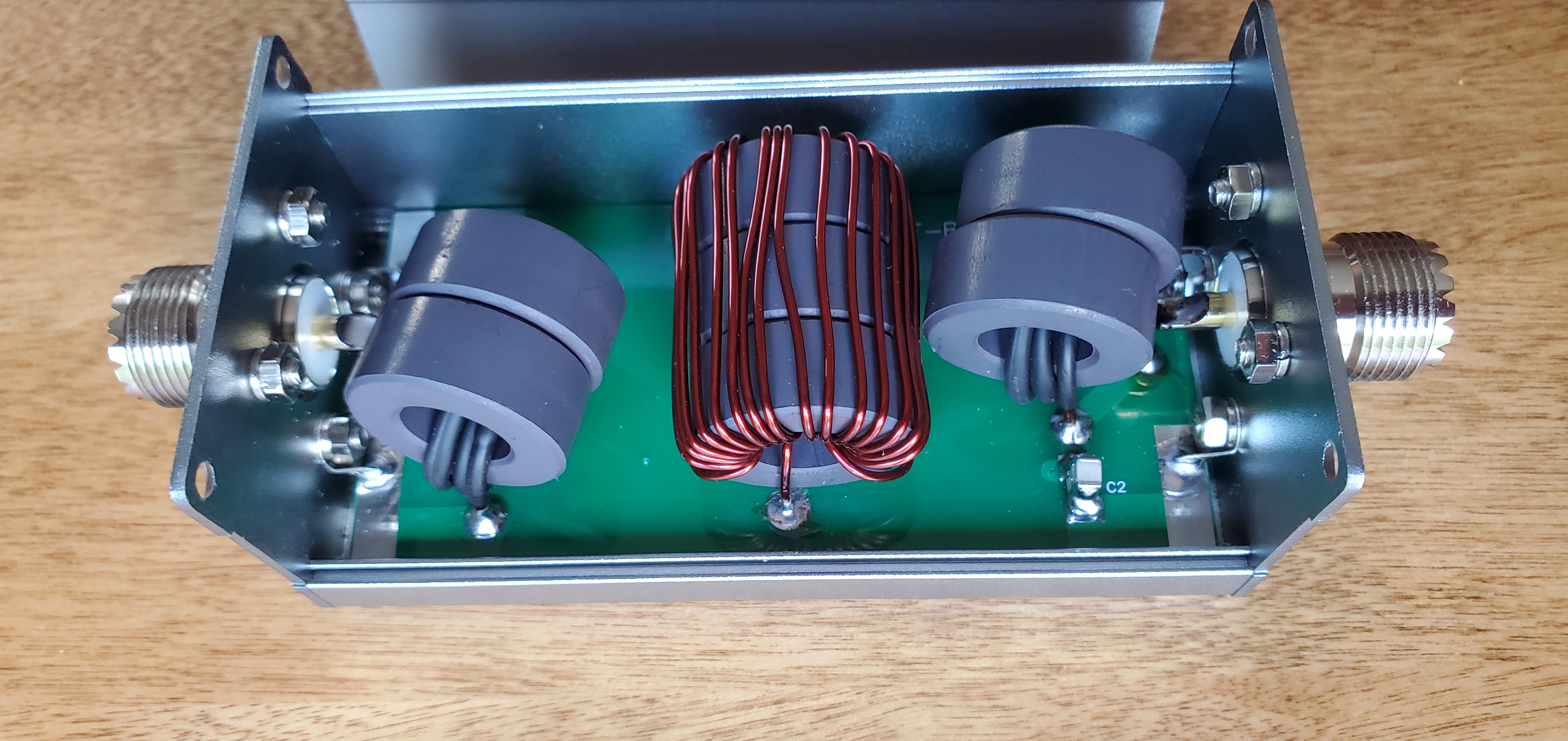 40m Band Pass Filter - inside view 4